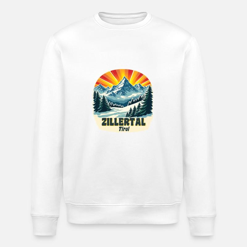 Zillertal - Stanley/Stella Unisex Bio-Sweatshirt ROLLER - Weiß