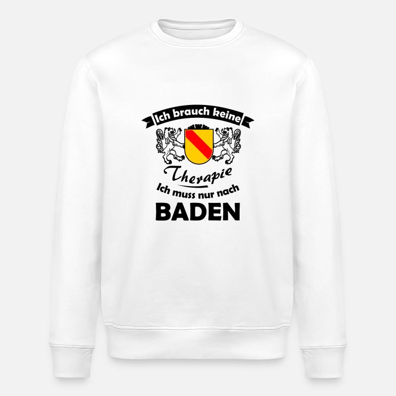 La Baden Thérapie - Sweat bio ROLLER Stanley/Stella Unisexe - blanc