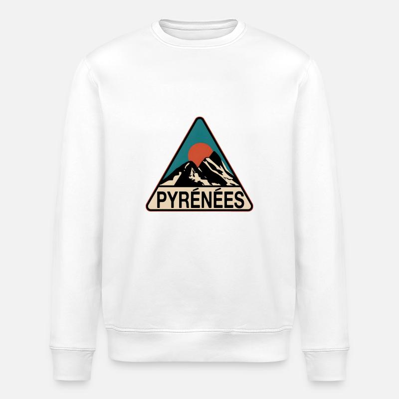 Pyrénées Pyrénées - Sweat bio ROLLER Stanley/Stella Unisexe - blanc