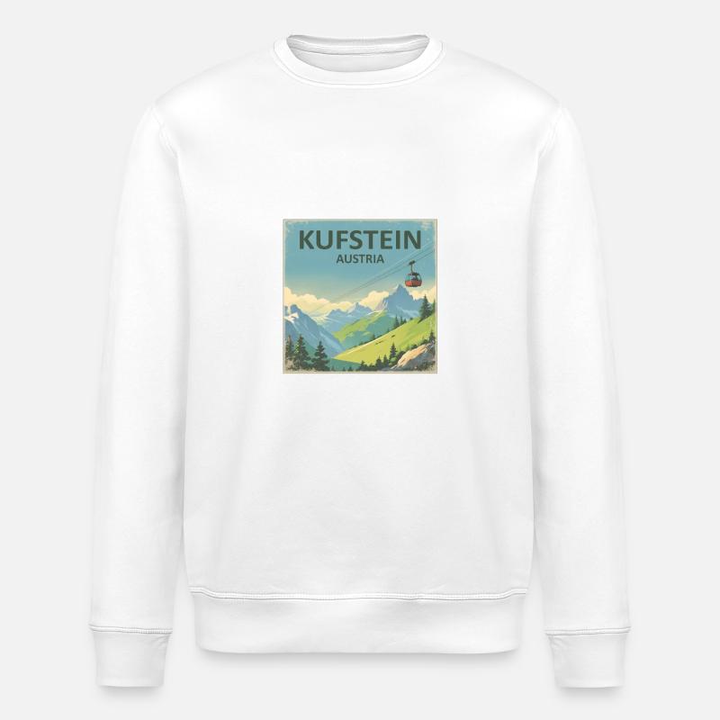 Kufstein - Stanley/Stella Unisex Bio-Sweatshirt ROLLER - Weiß