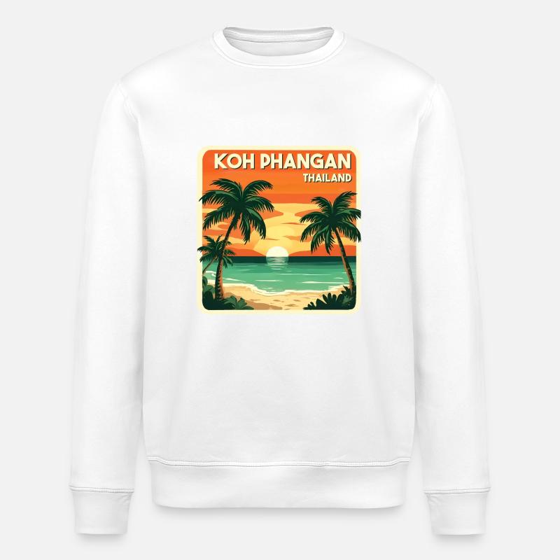 Koh Phangan Thailand - Stanley/Stella Unisex Bio-Sweatshirt ROLLER - Weiß