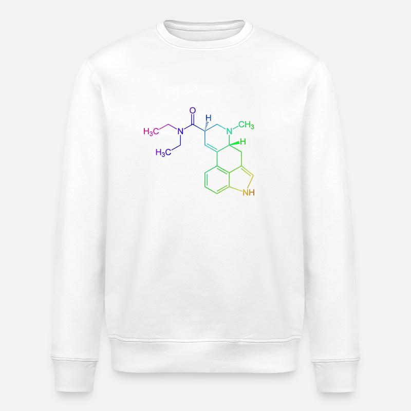 LSD farbig - Stanley/Stella Unisex Bio-Sweatshirt ROLLER - Weiß
