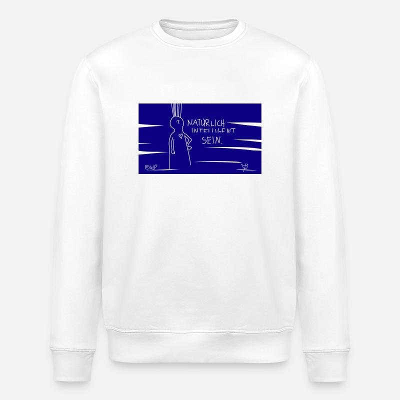 Natürlich intelligent sein. - Stanley/Stella Unisex Bio-Sweatshirt ROLLER - Weiß