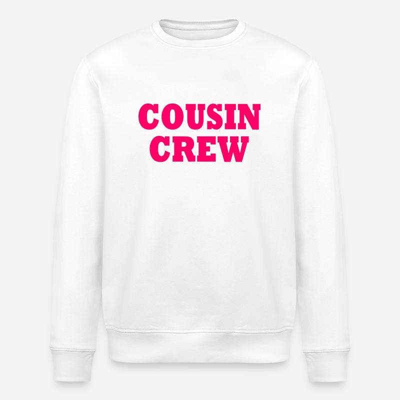 cousin crew - Stanley/Stella Unisex Bio-Sweatshirt ROLLER - Weiß