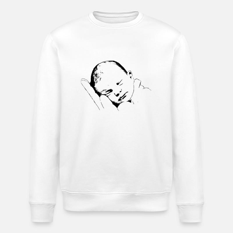 Portrait Baby - Stanley/Stella Unisex Bio-Sweatshirt ROLLER - Weiß