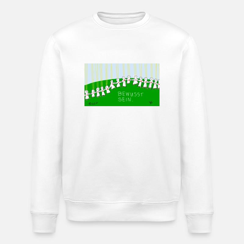 Bewusst sein. - Stanley/Stella Unisex Bio-Sweatshirt ROLLER - Weiß