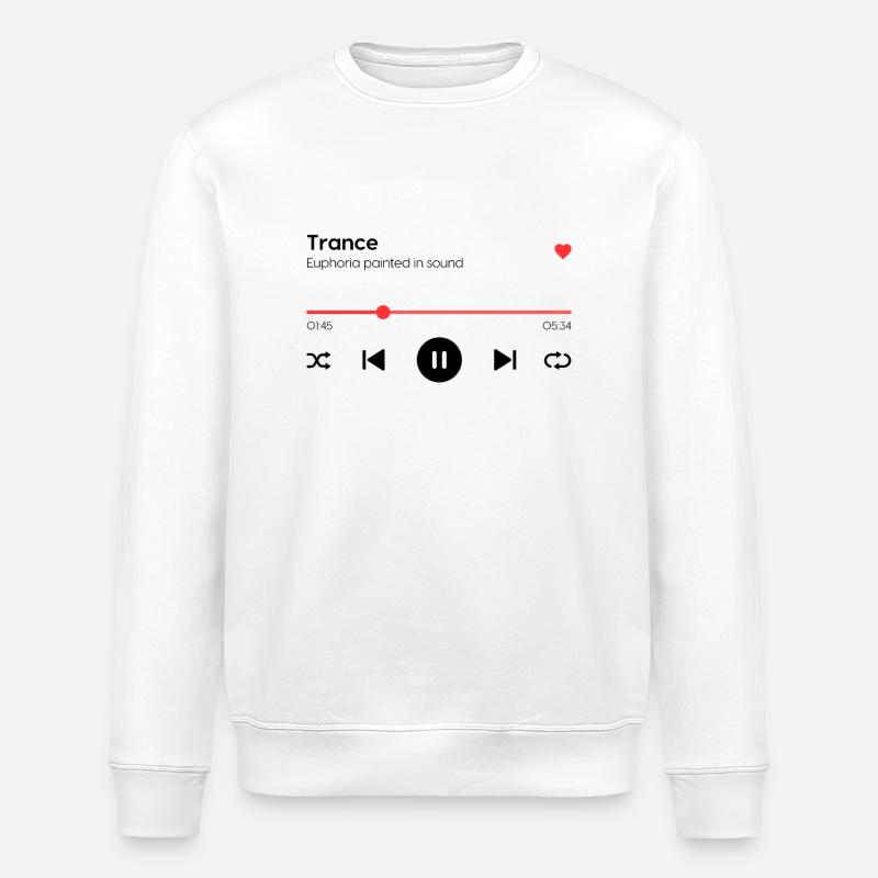 Transe - Sweat bio ROLLER Stanley/Stella Unisexe - blanc