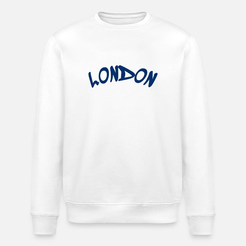 London - Great Britain - England - Stanley/Stella Unisex Bio-Sweatshirt ROLLER - Weiß