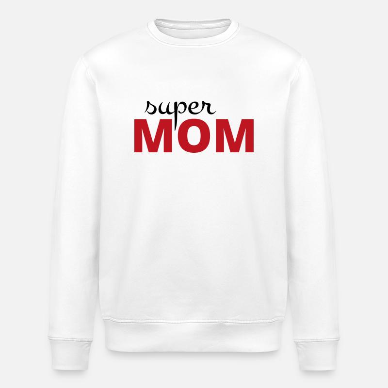 Super Mutter - Stanley/Stella Unisex Bio-Sweatshirt ROLLER - Weiß