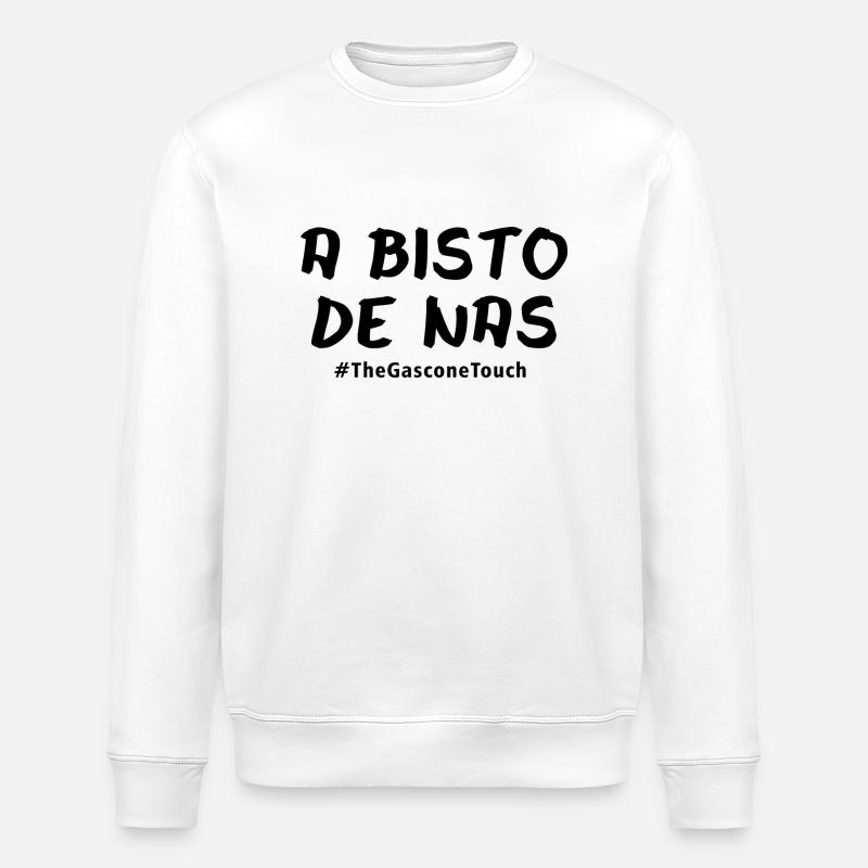 A bisto de nas ! - Sweat bio ROLLER Stanley/Stella Unisexe - blanc