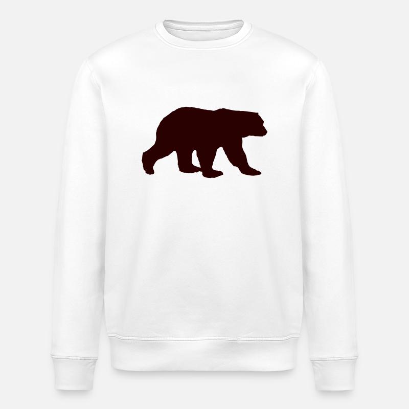 ours - Sweat bio ROLLER Stanley/Stella Unisexe - blanc