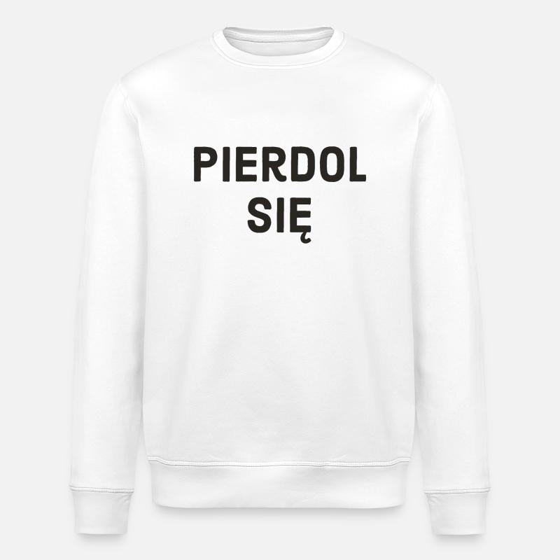 polnisch - Stanley/Stella Unisex Bio-Sweatshirt ROLLER - Weiß