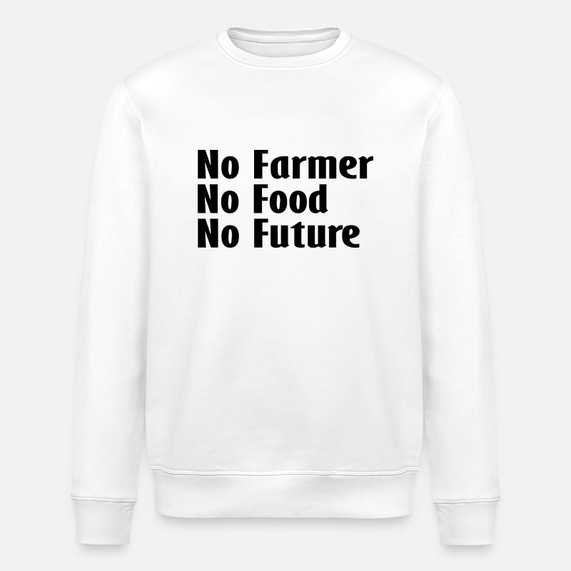 Die Bauern Proteste - Stanley/Stella Unisex Bio-Sweatshirt ROLLER - Weiß