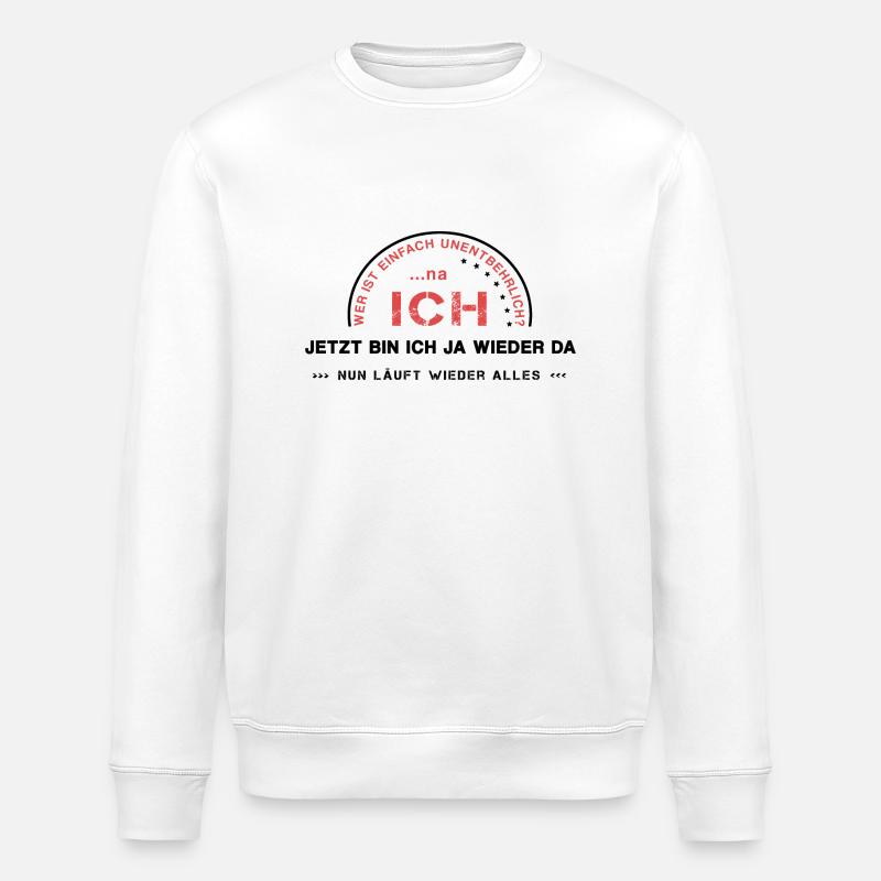 Indispensable ego I - Sweat bio ROLLER Stanley/Stella Unisexe - blanc