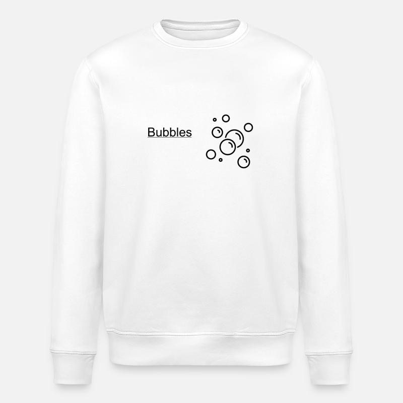 BUBBLES blässchen - Stanley/Stella Unisex Bio-Sweatshirt ROLLER - Weiß