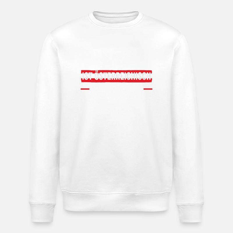 Austrians Austria - Stanley/Stella ROLLER Unisex Organic Sweatshirt - white