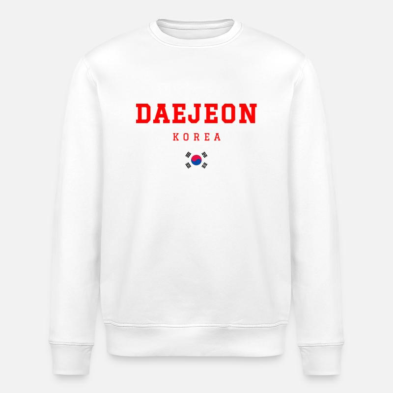 Daejeon Korea - Stanley/Stella Unisex Bio-Sweatshirt ROLLER - Weiß