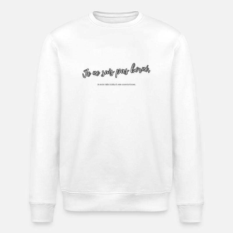 Borné - Sweat bio ROLLER Stanley/Stella Unisexe - blanc