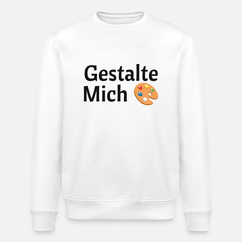 Gestalte mich - Stanley/Stella Unisex Bio-Sweatshirt ROLLER - Weiß