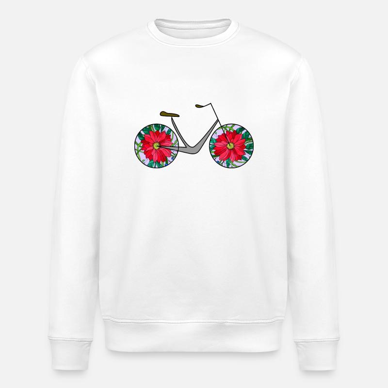 Fahrrad - Stanley/Stella Unisex Bio-Sweatshirt ROLLER - Weiß