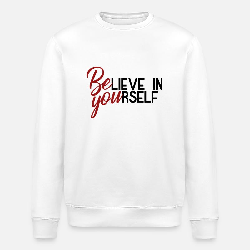 Sois toi - Sweat bio ROLLER Stanley/Stella Unisexe - blanc