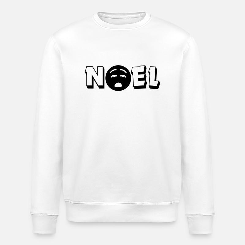 No NOEL - Sweat bio ROLLER Stanley/Stella Unisexe - blanc