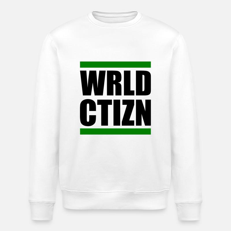 world citizen - Sweat bio ROLLER Stanley/Stella Unisexe - blanc