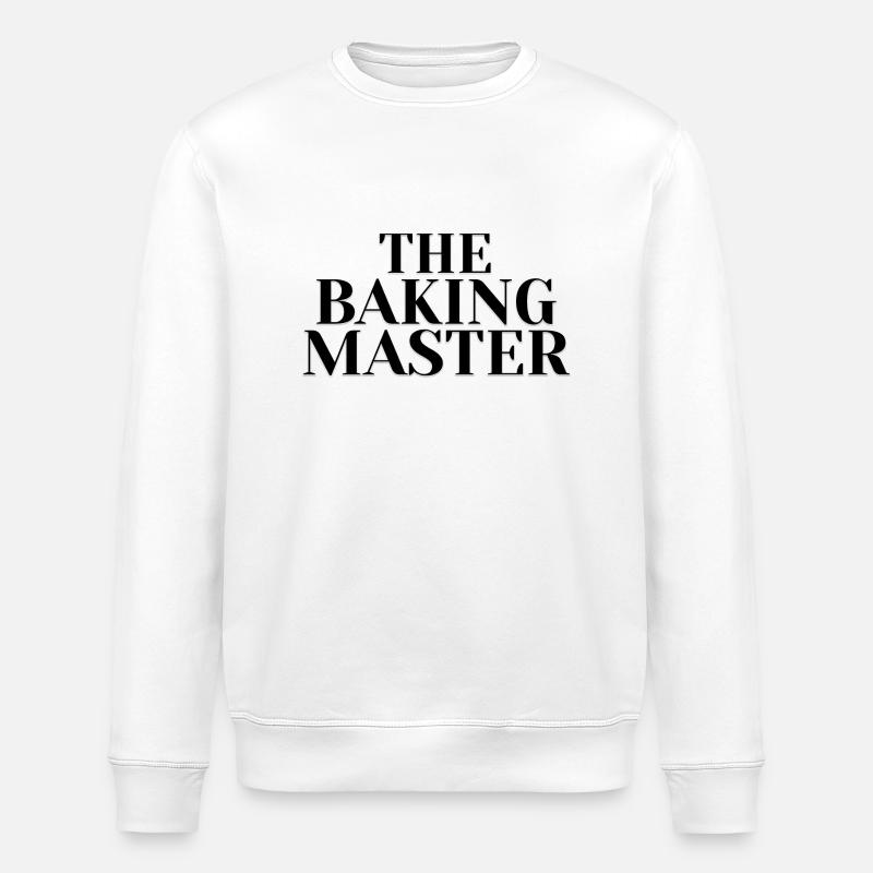 Master the Art of Baking - Stanley/Stella Unisex Bio-Sweatshirt ROLLER - Weiß