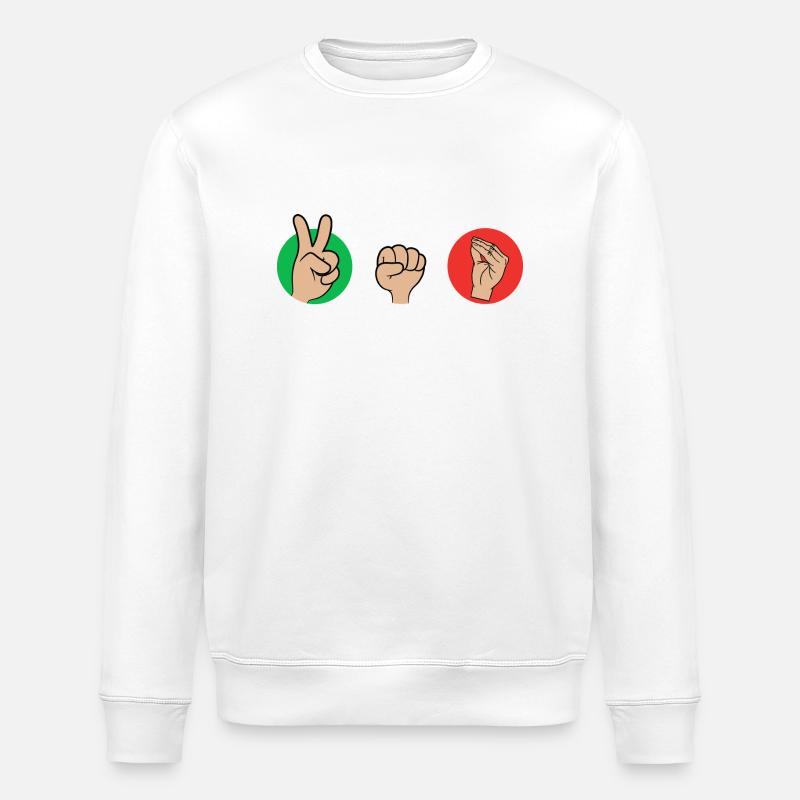 Italie Italien Vaffanculo - Sweat bio ROLLER Stanley/Stella Unisexe - blanc
