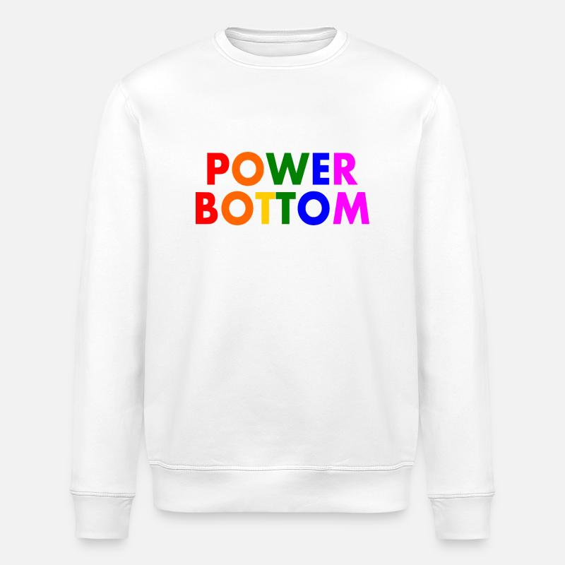 Power bottom - Stanley/Stella Unisex Bio-Sweatshirt ROLLER - Weiß