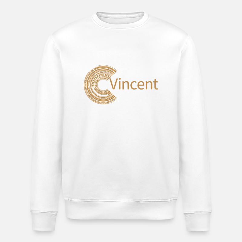 Pour Vincent - Sweat bio ROLLER Stanley/Stella Unisexe - blanc