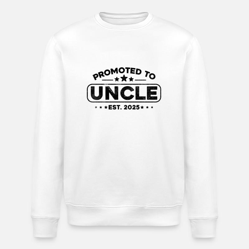 Promu oncle en 2025 - Sweat bio ROLLER Stanley/Stella Unisexe - blanc