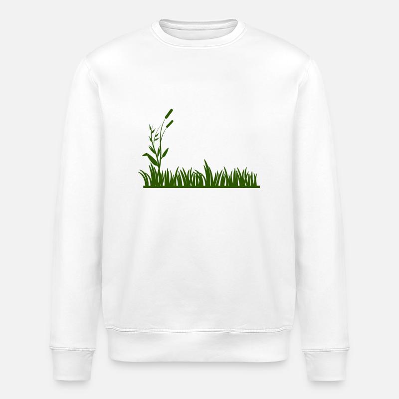 Grass - Stanley/Stella Unisex Bio-Sweatshirt ROLLER - Weiß