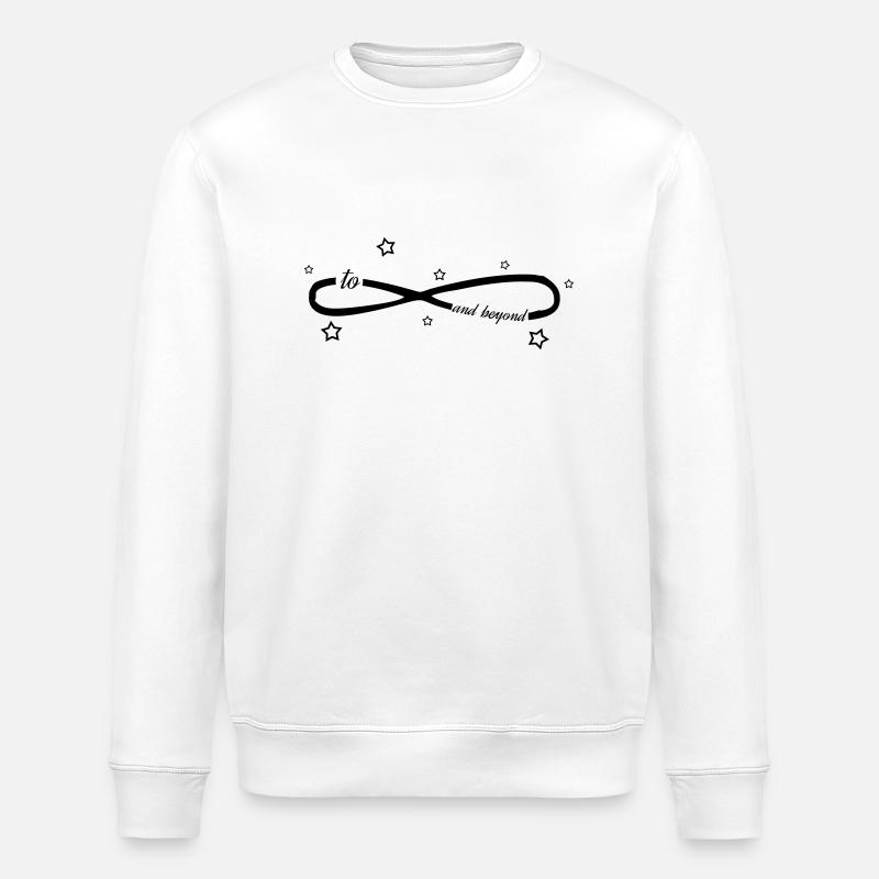 Bis zur Unendlichkeit und weiter - Stanley/Stella Unisex Bio-Sweatshirt ROLLER - Weiß