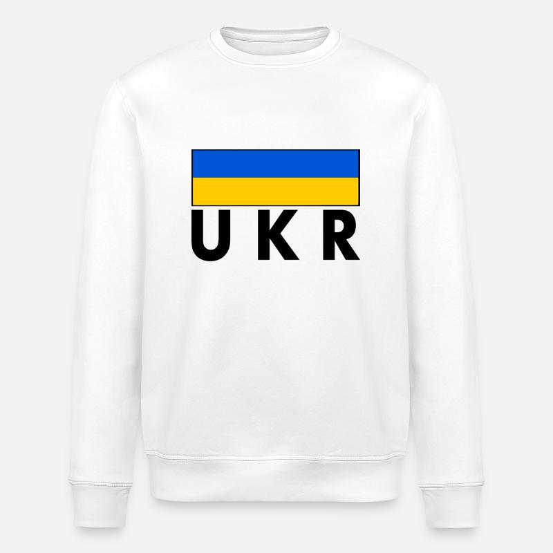 Ukraine - Stanley/Stella Unisex Bio-Sweatshirt ROLLER - Weiß