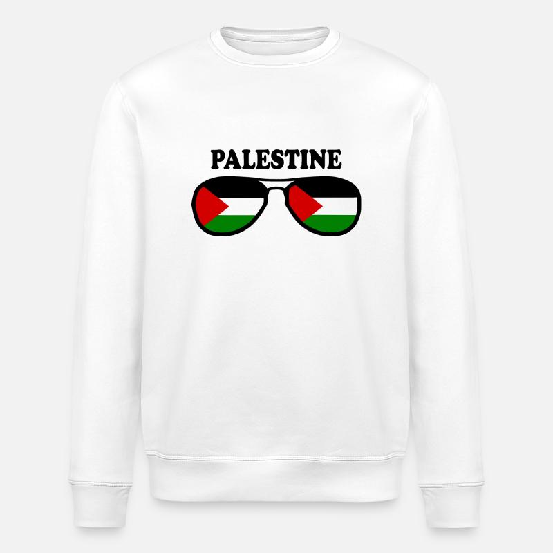 Palästina - Stanley/Stella Unisex Bio-Sweatshirt ROLLER - Weiß