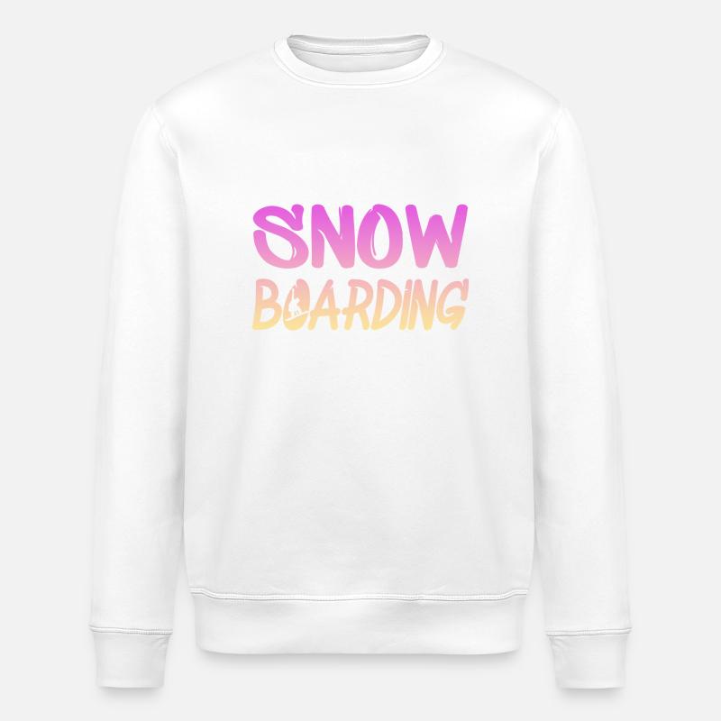 snowboarding - Stanley/Stella Unisex Bio-Sweatshirt ROLLER - Weiß