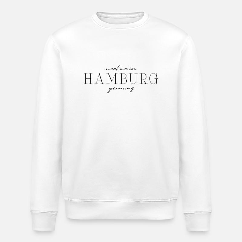 T-shirt Hambourg élégance - Sweat bio ROLLER Stanley/Stella Unisexe - blanc