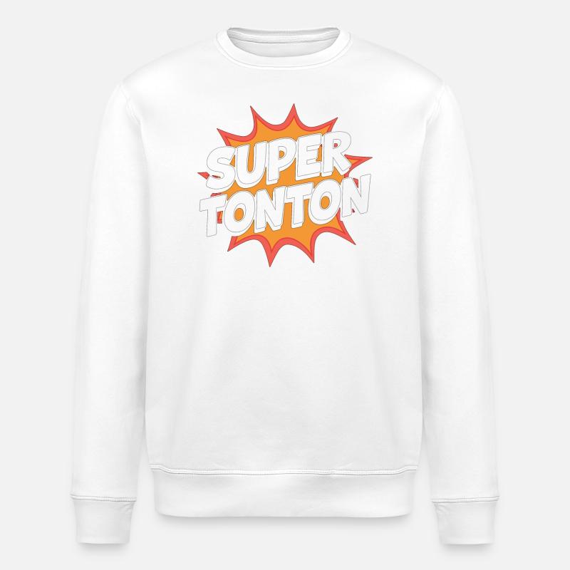 Super tonton - Sweat bio ROLLER Stanley/Stella Unisexe - blanc
