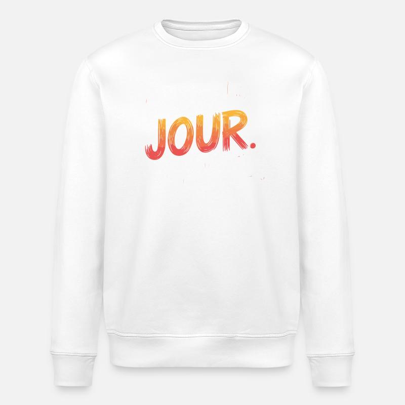 Chaque jour compte - Sweat bio ROLLER Stanley/Stella Unisexe - blanc