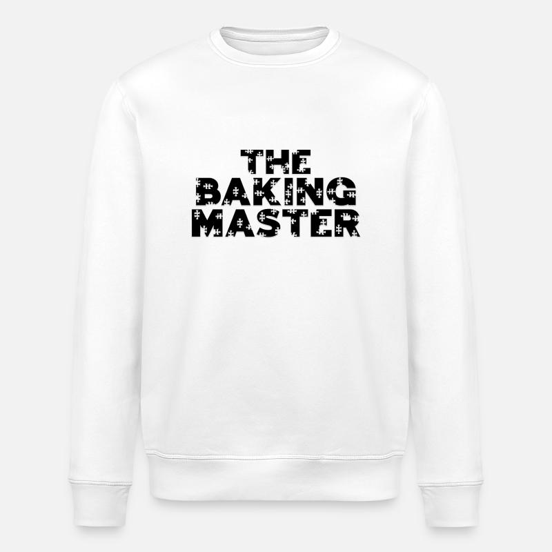 The Snowy Baking Master - Stanley/Stella Unisex Bio-Sweatshirt ROLLER - Weiß