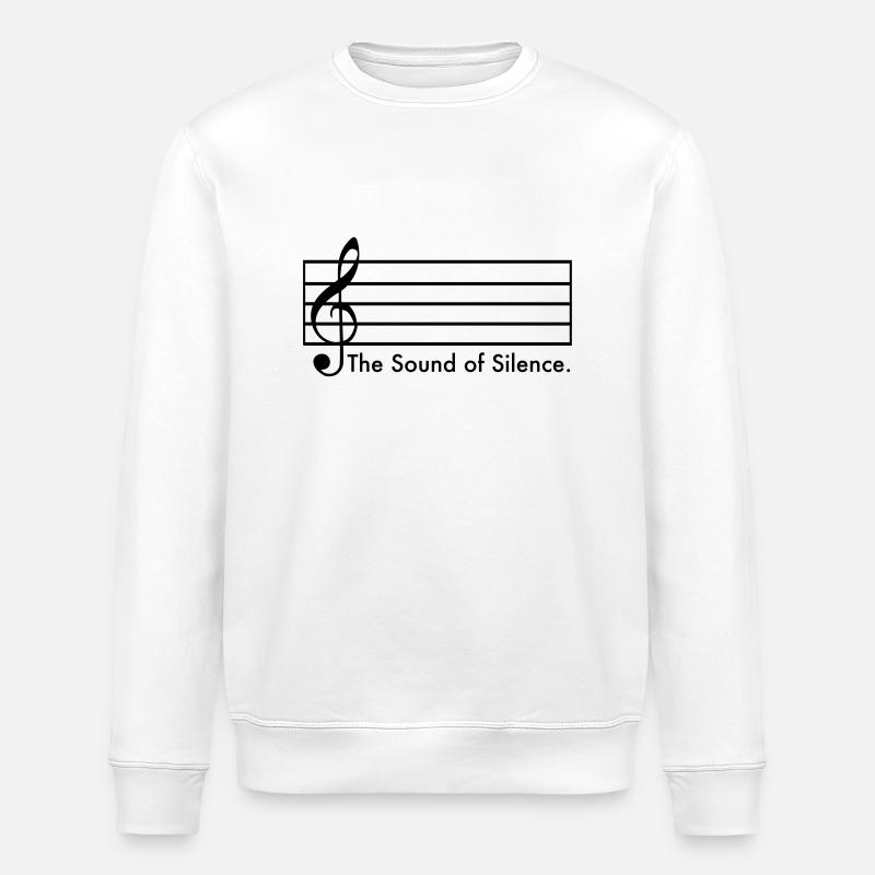 Le son du silence - Sweat bio ROLLER Stanley/Stella Unisexe - blanc