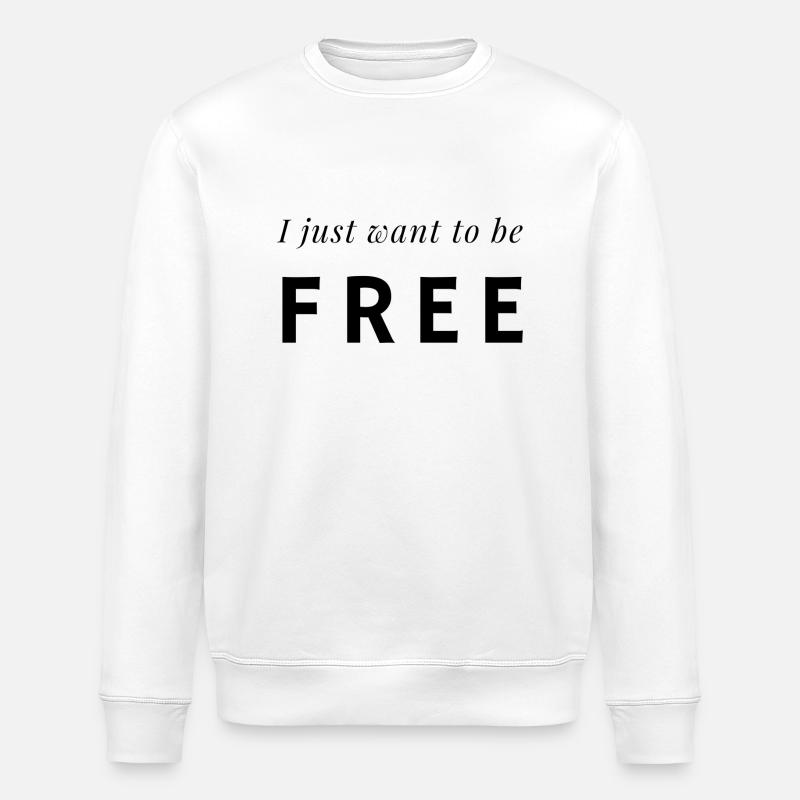 Liberté - Sweat bio ROLLER Stanley/Stella Unisexe - blanc