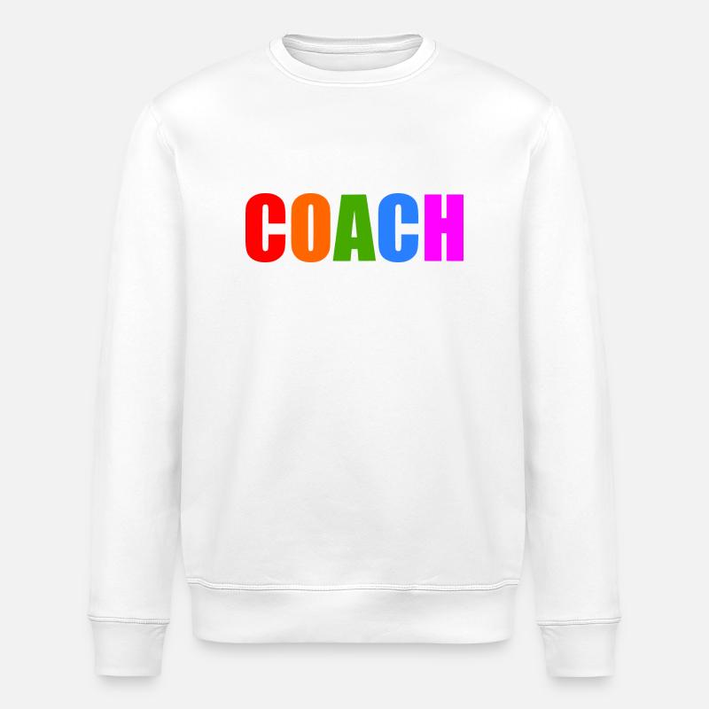 Coach - Stanley/Stella Unisex Bio-Sweatshirt ROLLER - Weiß
