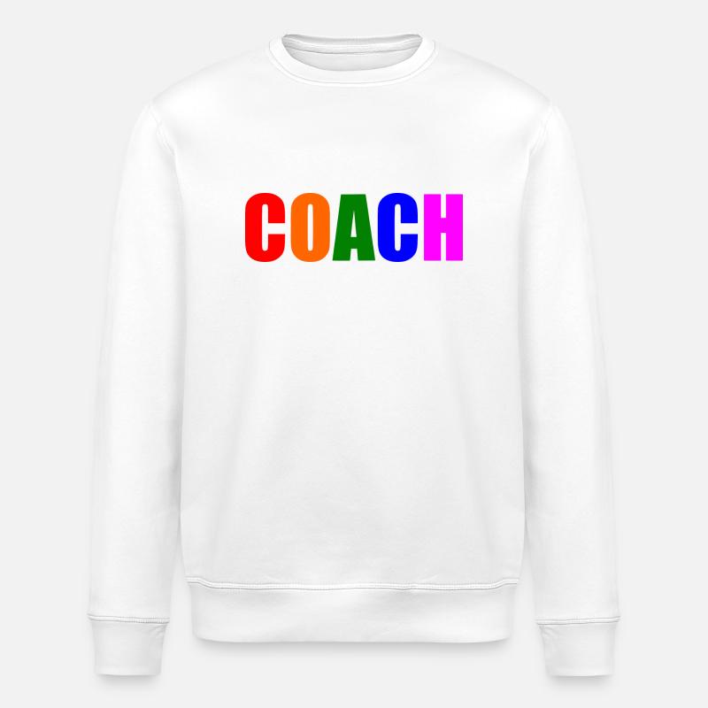Coach - Stanley/Stella Unisex Bio-Sweatshirt ROLLER - Weiß
