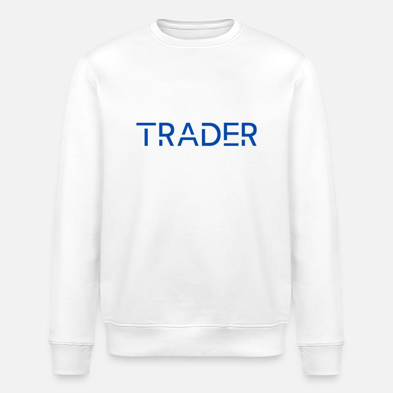 Trading Börse Breakout Trader - Stanley/Stella Unisex Bio-Sweatshirt ROLLER - Weiß