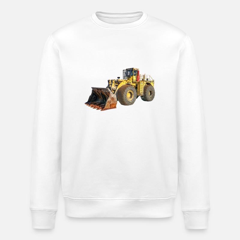 Radlader - Stanley/Stella Unisex Bio-Sweatshirt ROLLER - Weiß
