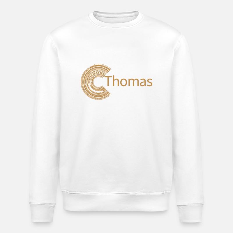 For Thomas - Stanley/Stella ROLLER Unisex Organic Sweatshirt - white