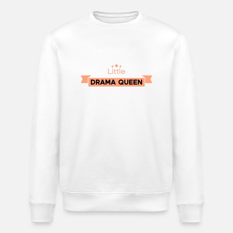 Little Drama Queen - Stanley/Stella Unisex Bio-Sweatshirt ROLLER - Weiß