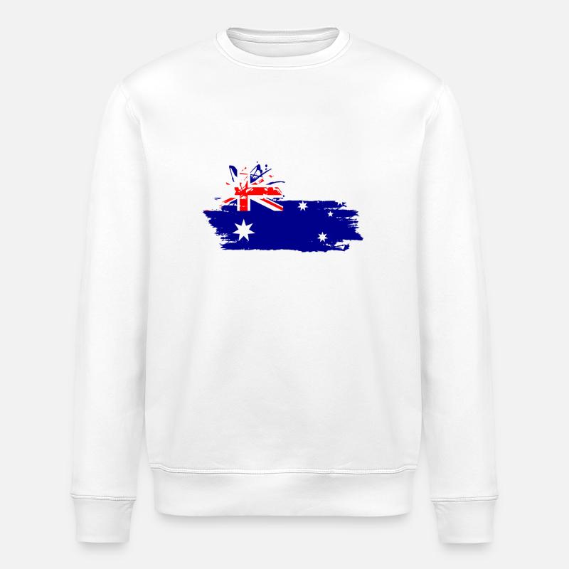 Australien Australia - Stanley/Stella Unisex Bio-Sweatshirt ROLLER - Weiß